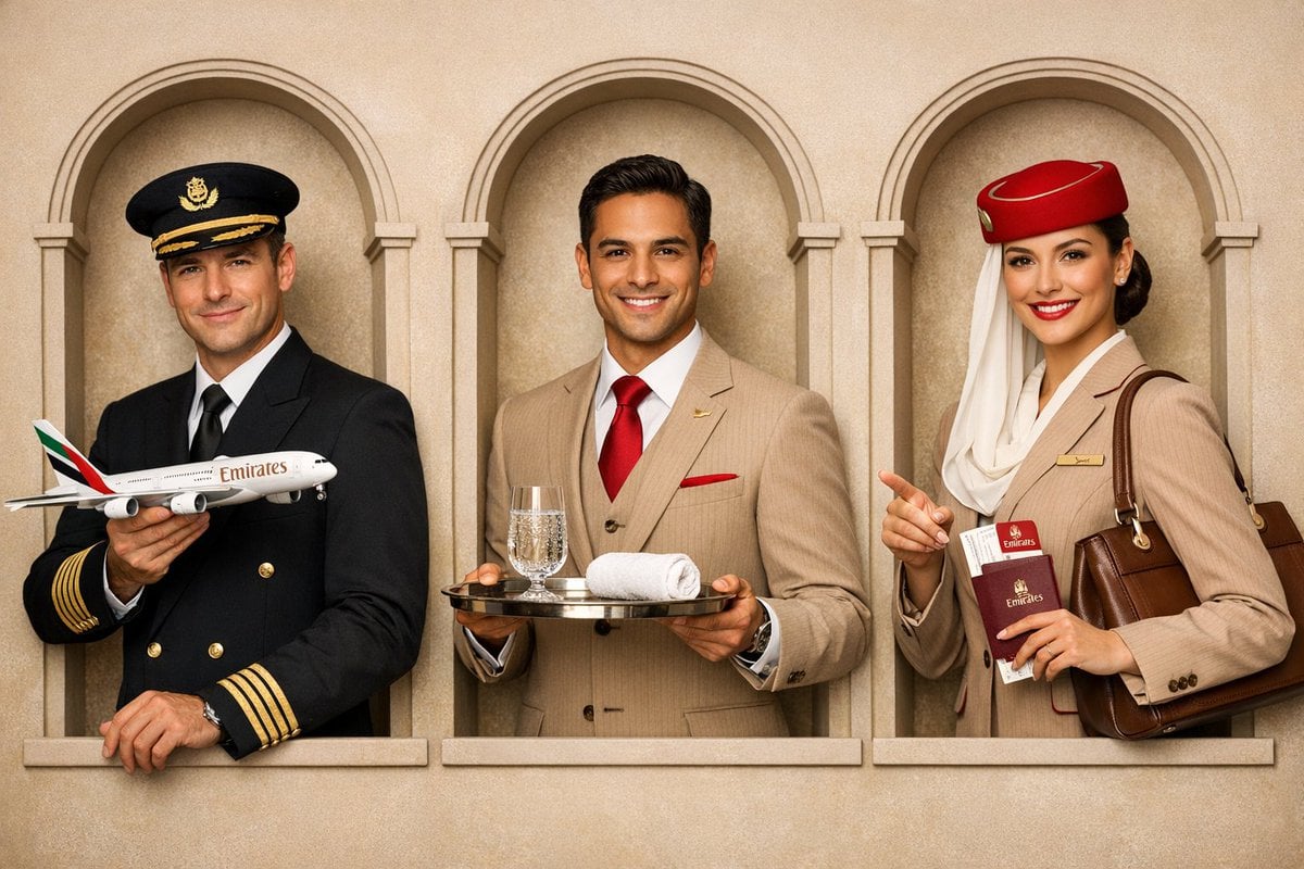 Luxury Brand Ad with Three Models in Grid (4)