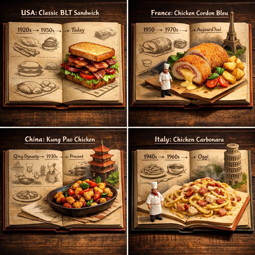 Four Countries Dish Recipe Comparison (2)