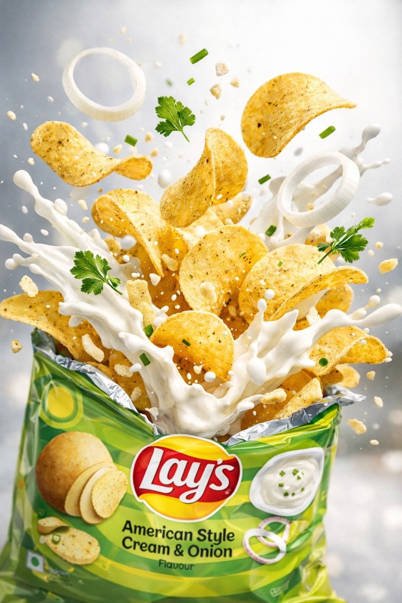 Lay's Tomato Chips Packet Explosion Ad (4)