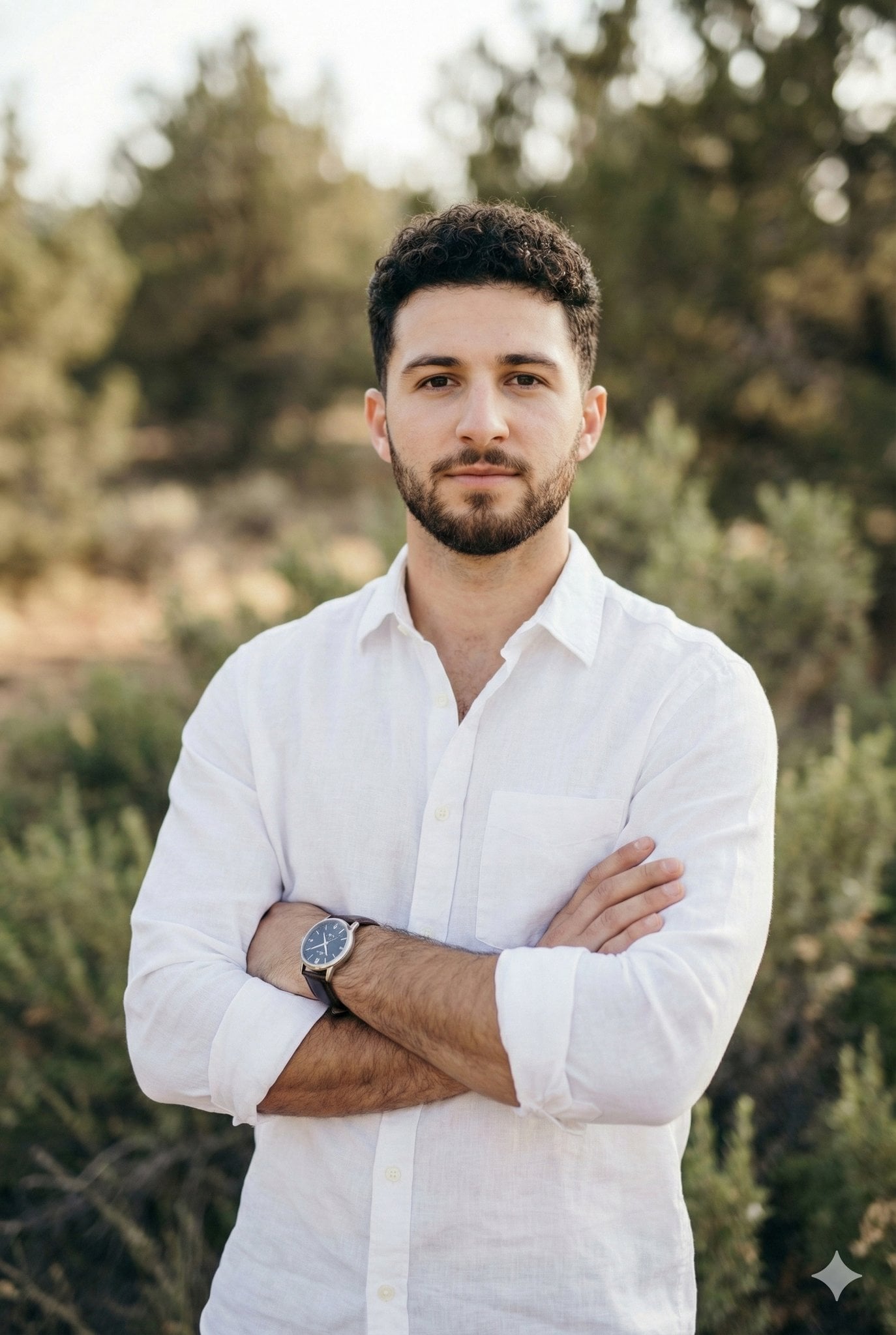 Arms-Crossed Outdoor Casual Portrait (2)