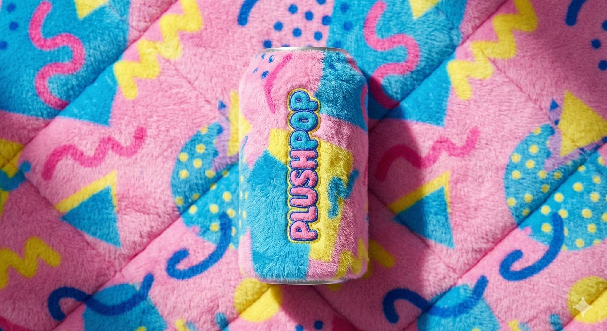 Fluffy Plush Fabric Beverage Can (4)