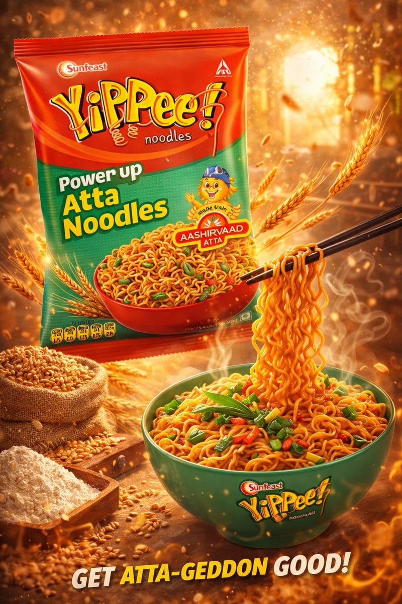Instant Noodle Brand Food Ad Poster (3)