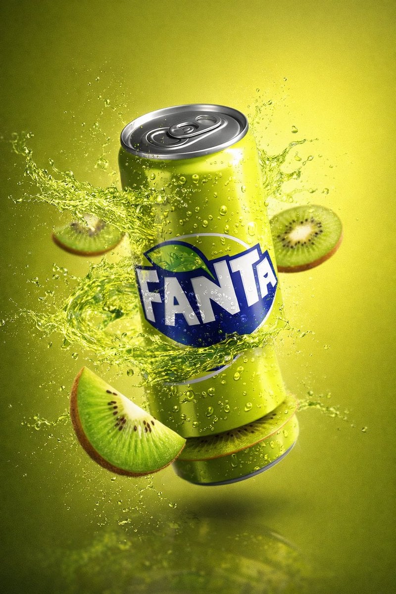 Soda Can Splash with Sliced Fruit Ad (4)