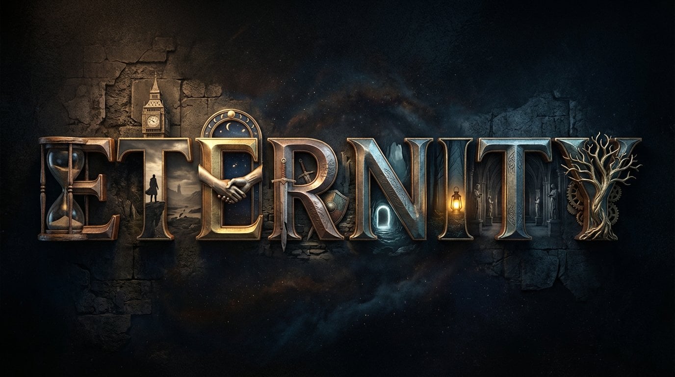 3D Metallic Movie Title Typography (3)