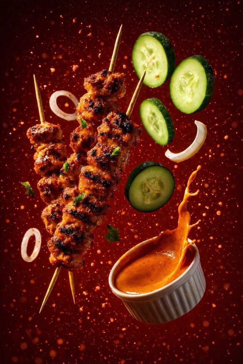 Taco & Skewer Sauce Splash Food Photos (3)