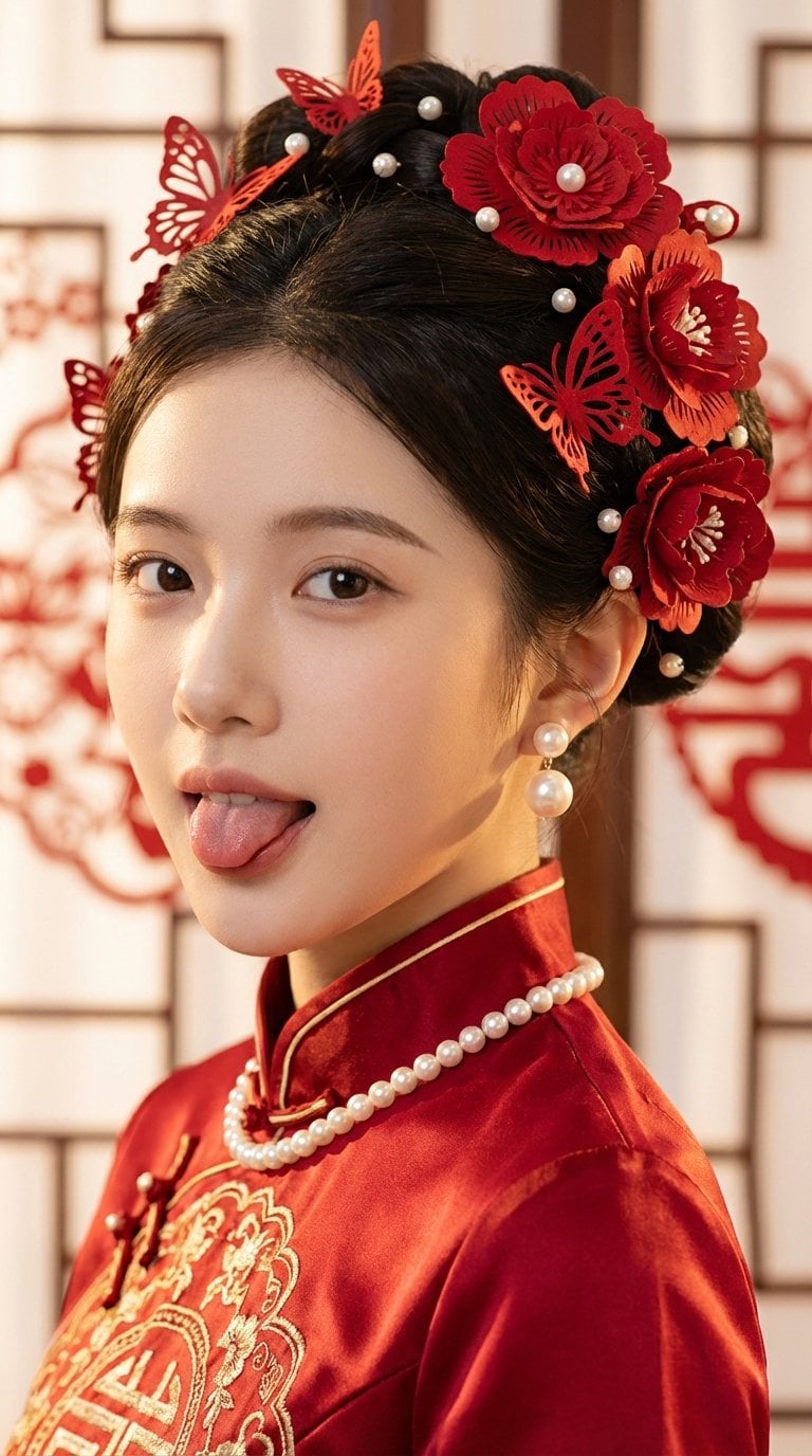 Traditional Chinese Bridal Portrait (2)
