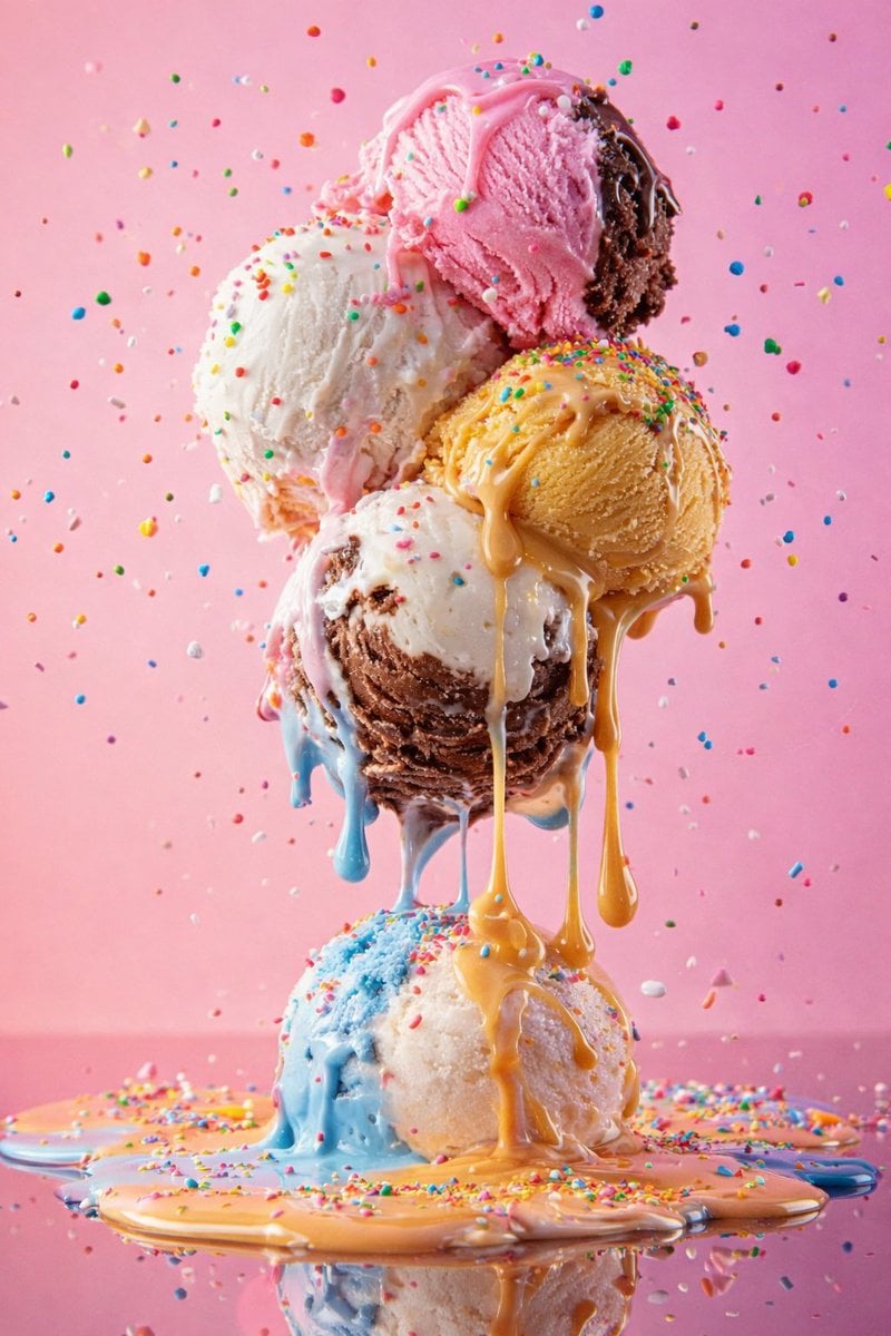 Ice Cream & Popsicle Splash Ad Photos (4)