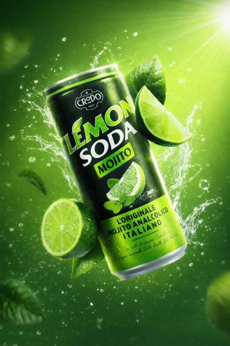 Energy Drink Cans with Fruit Splash Set (4)
