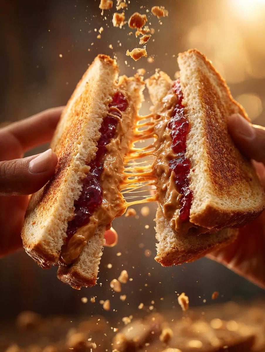 Grilled Cheese Sandwich Cheese Pull (2)