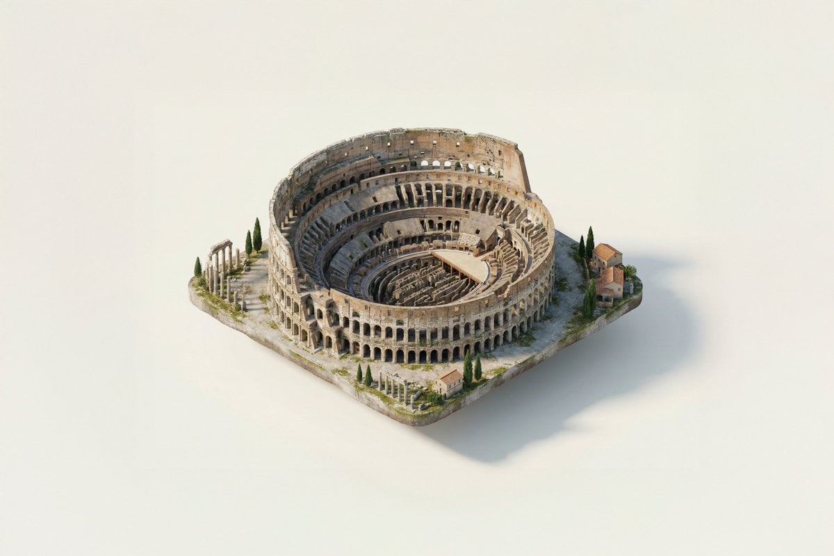 Isometric Landmark Miniature Diorama (3)
