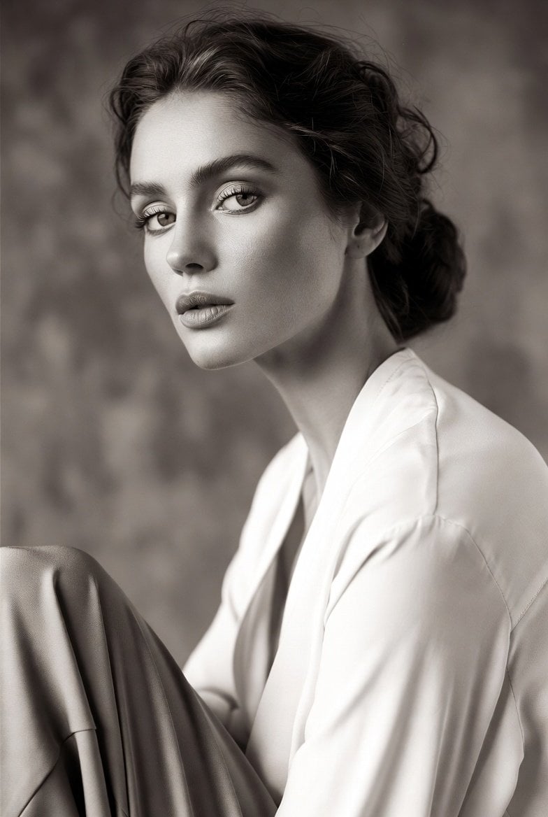 Same-Face Woman Editorial Portrait (3)