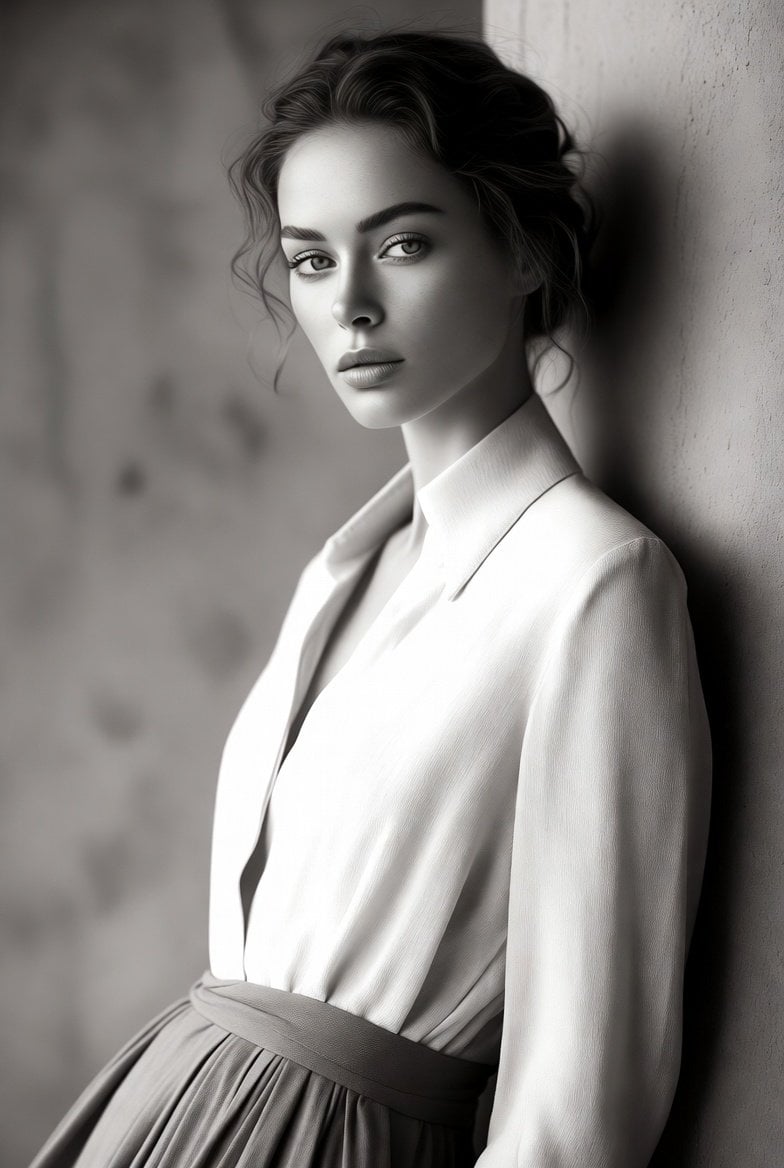 Same-Face Woman Editorial Portrait (4)