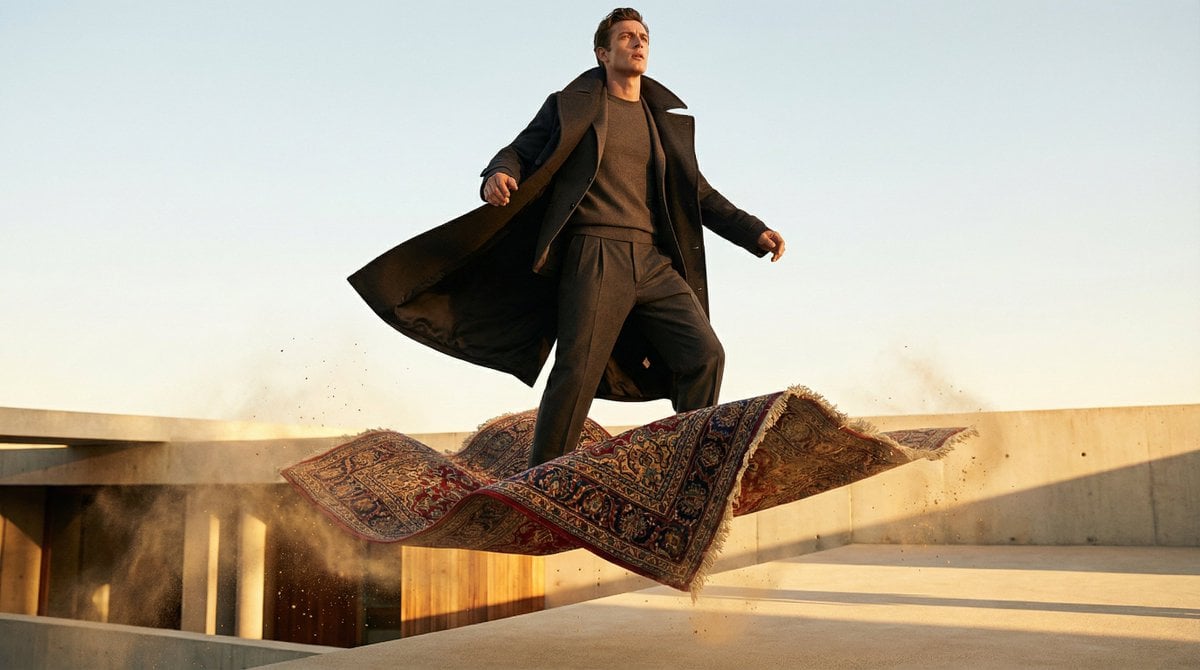 Fashion Model on Flying Magic Carpet (3)