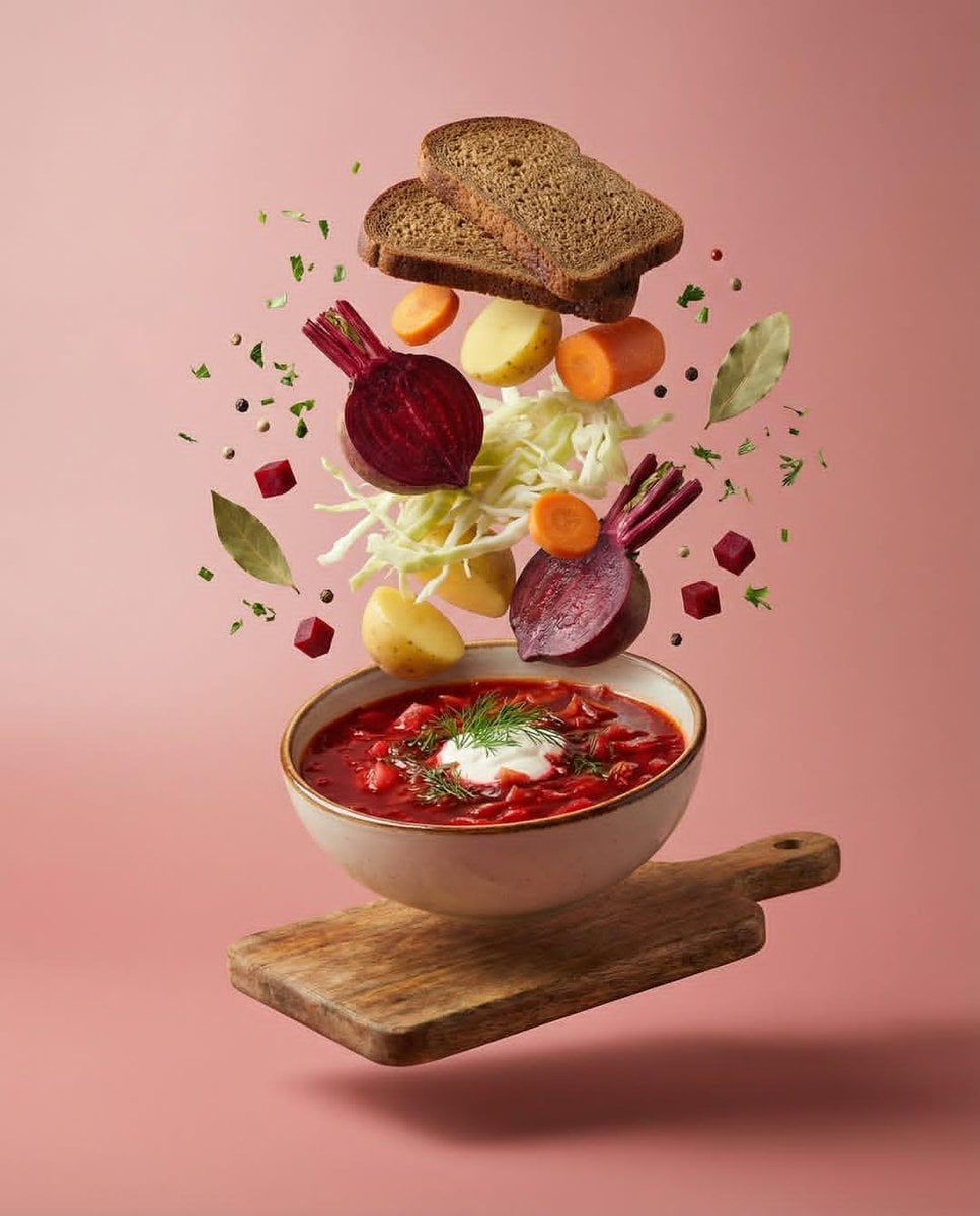 Levitating Deconstructed Dishes Series (2)