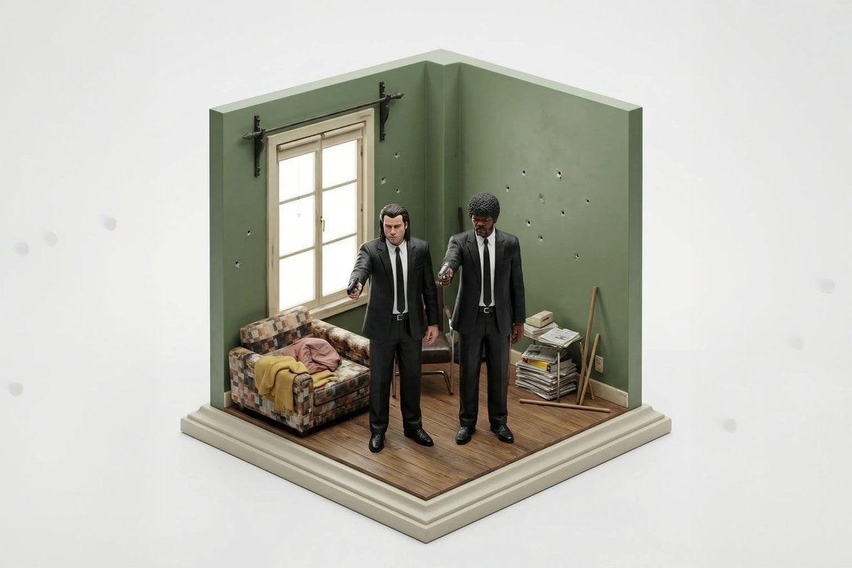 Photo Turned Miniature Diorama Model (4)