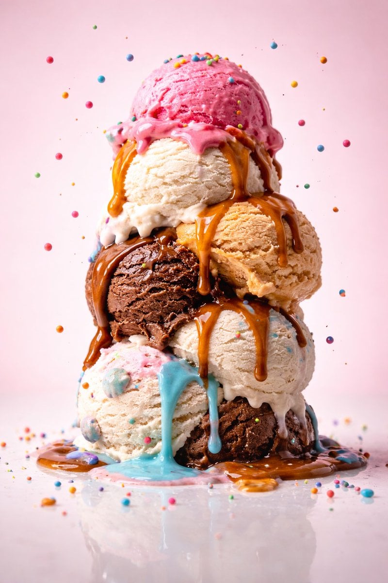 Ice Cream Bar & Cone Frozen Splash Shots (4)