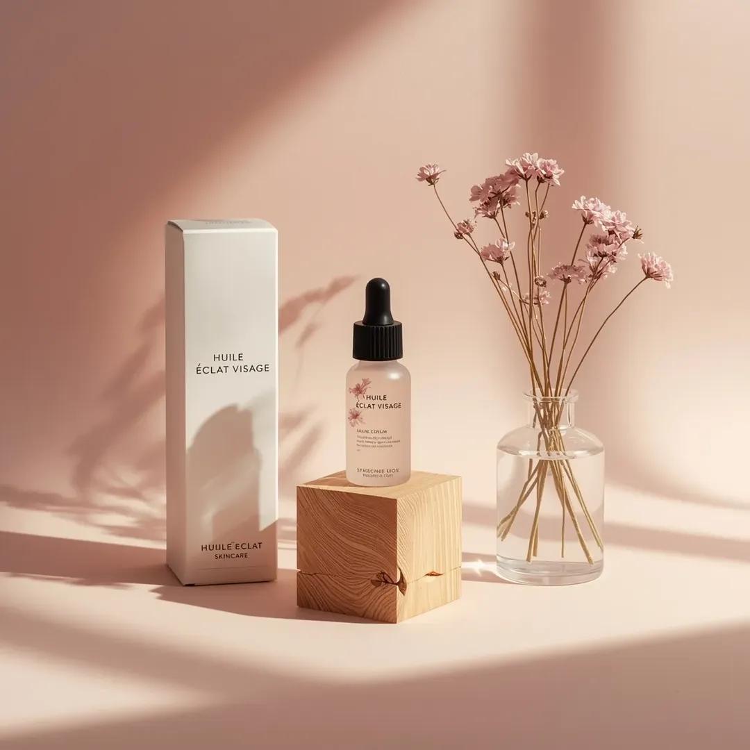 Facial Oil Dropper Bottle Minimal Shot (2)