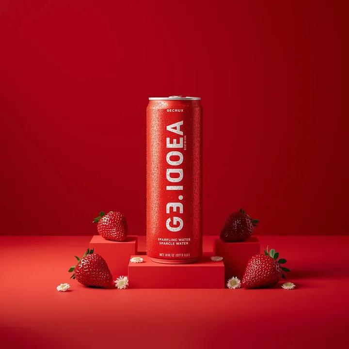 Slim Red Sparkling Water Can Shot (4)