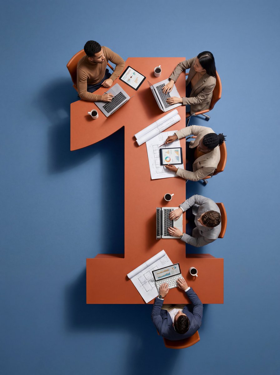 Top-Down Conference Table Flat Lay (3)