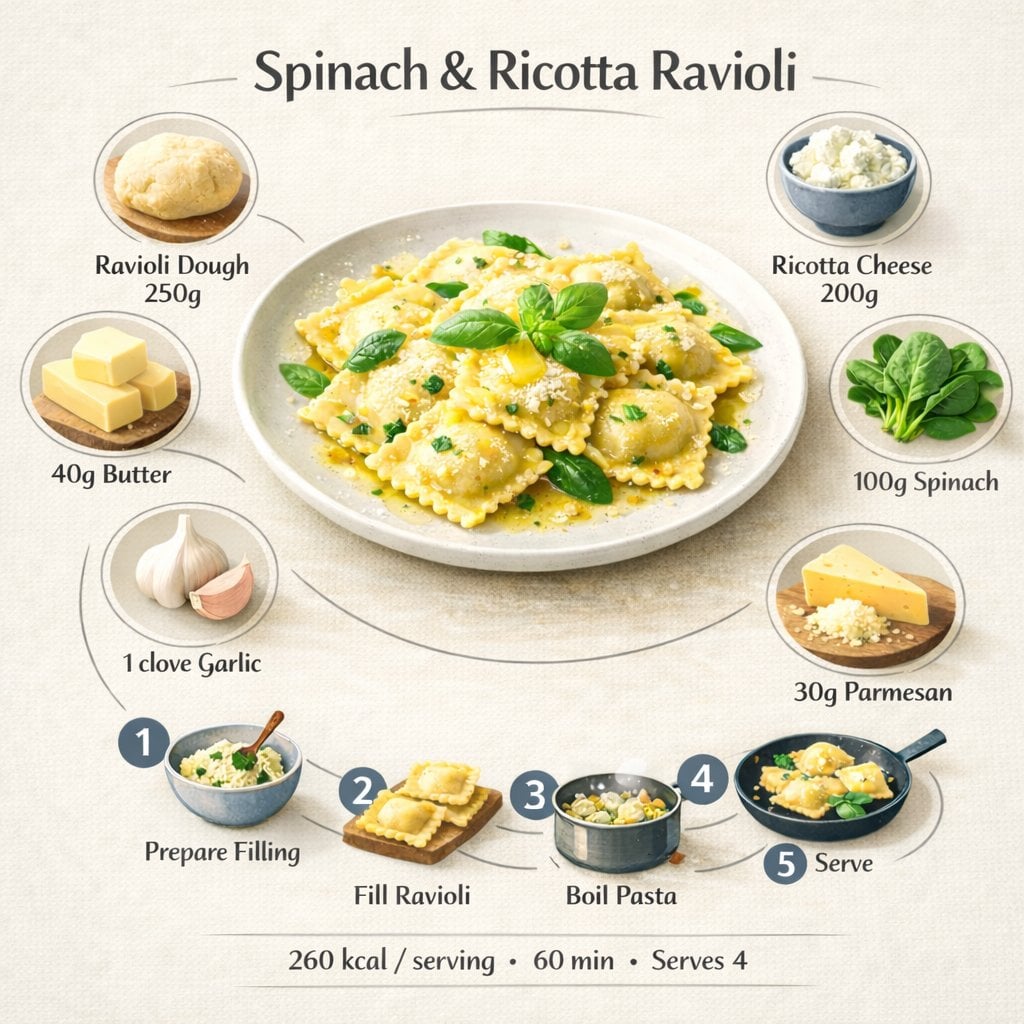 Polish Pierogi Minimalist Recipe Card (3)