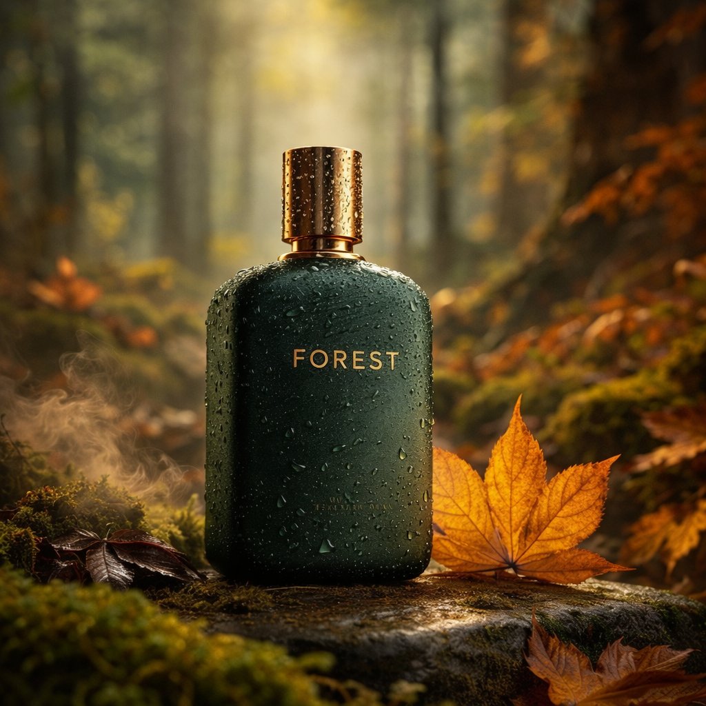 Shower Gel Bottle on Forest Floor (3)