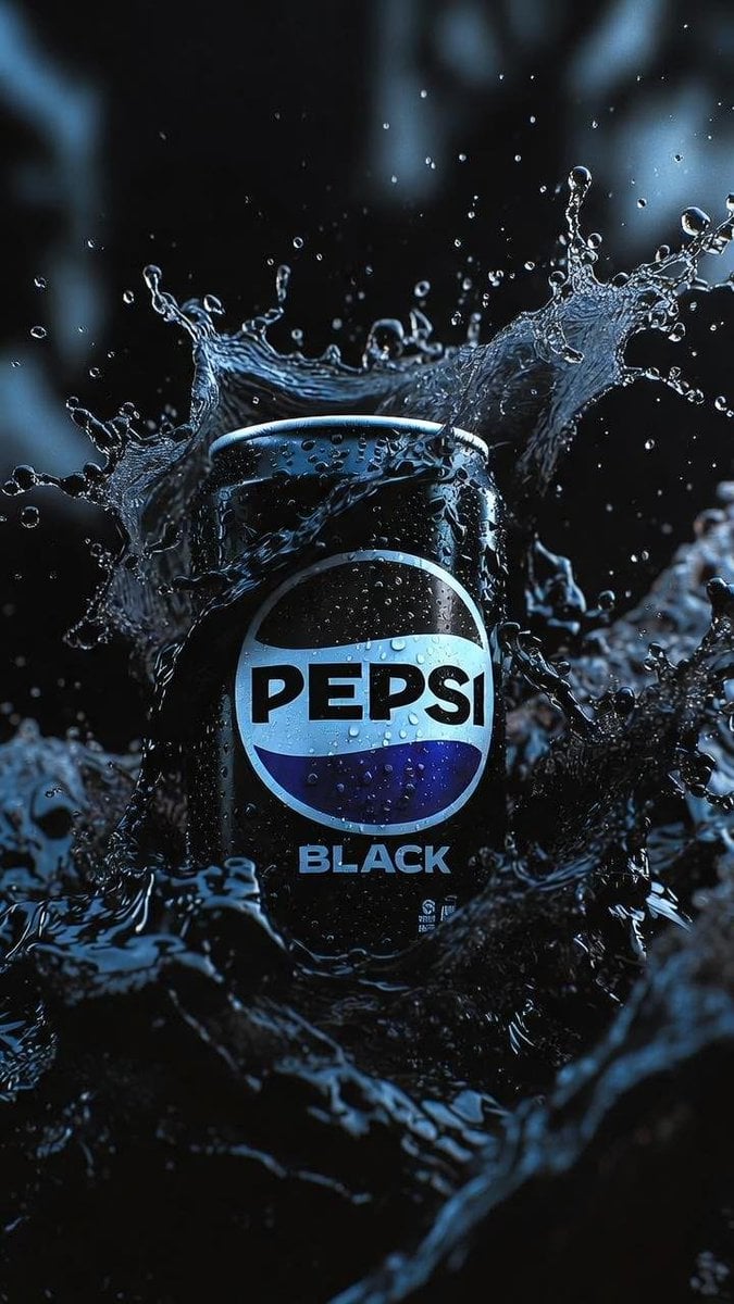 Pepsi Black Can Ice-Cold Product Photo (2)