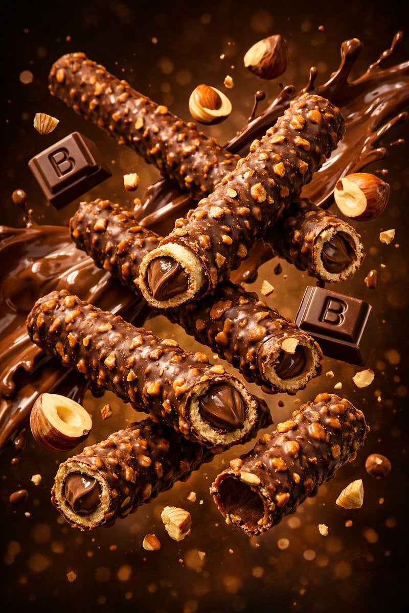 Wafer Rolls & Hazelnuts Zero-Gravity Shot (2)