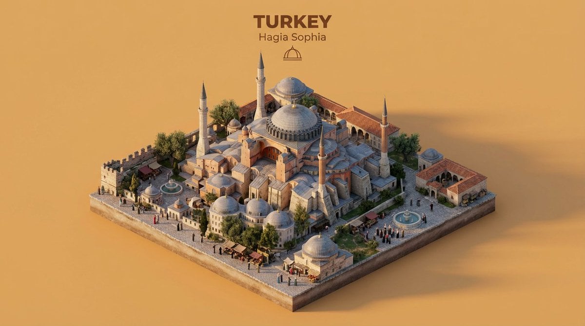 Isometric Country Architecture Diorama (2)