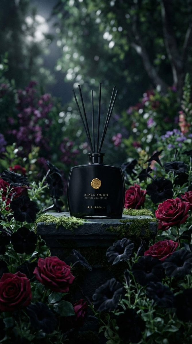 Black Oud Reed Diffuser Luxury Shot (2)