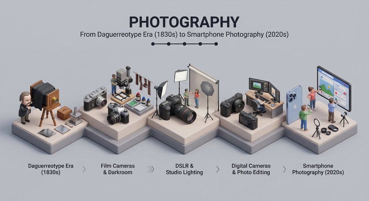 Isometric Evolution Timeline Diorama (2)