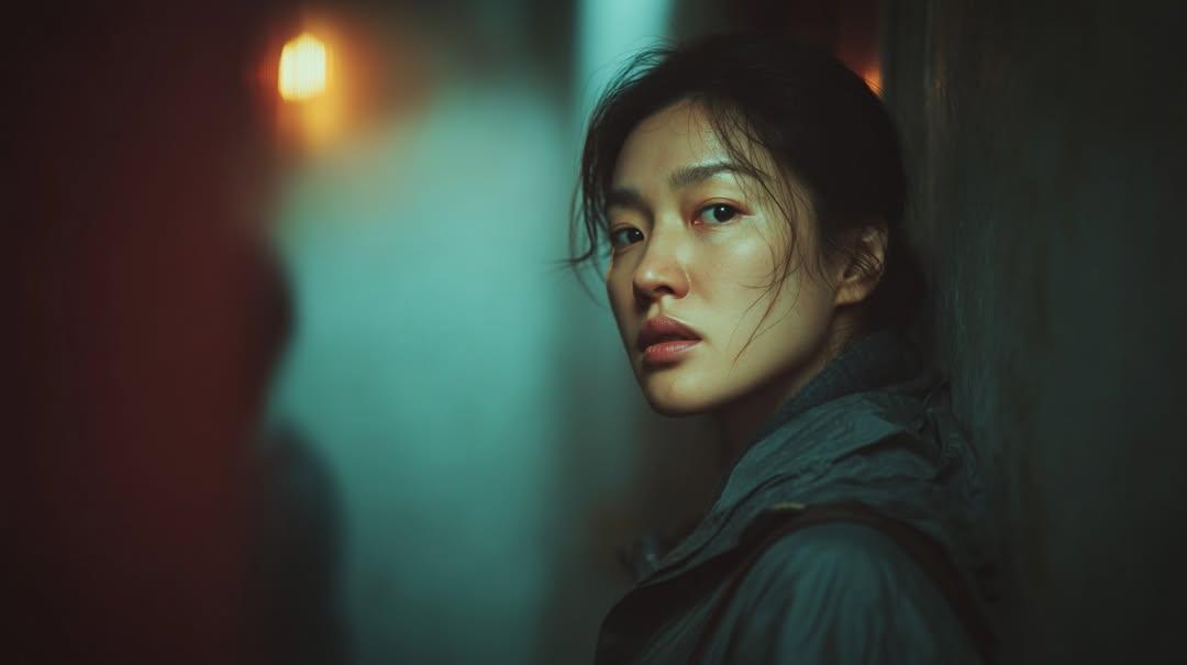 Sunset Side-Profile East Asian Portrait (3)