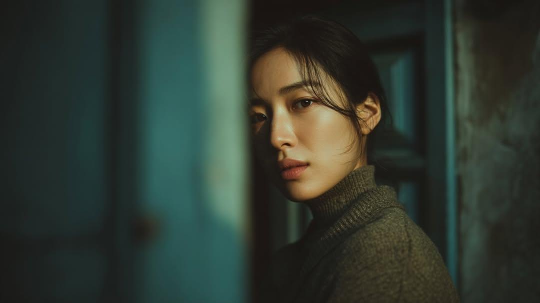 Sunset Side-Profile East Asian Portrait (4)