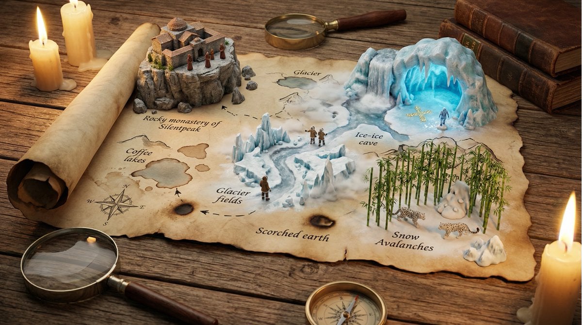 Treasure Map Erupting into 3D Quest (4)