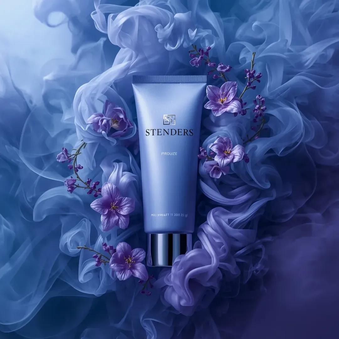 Blue-Violet Monochrome Cosmetic Shot (2)