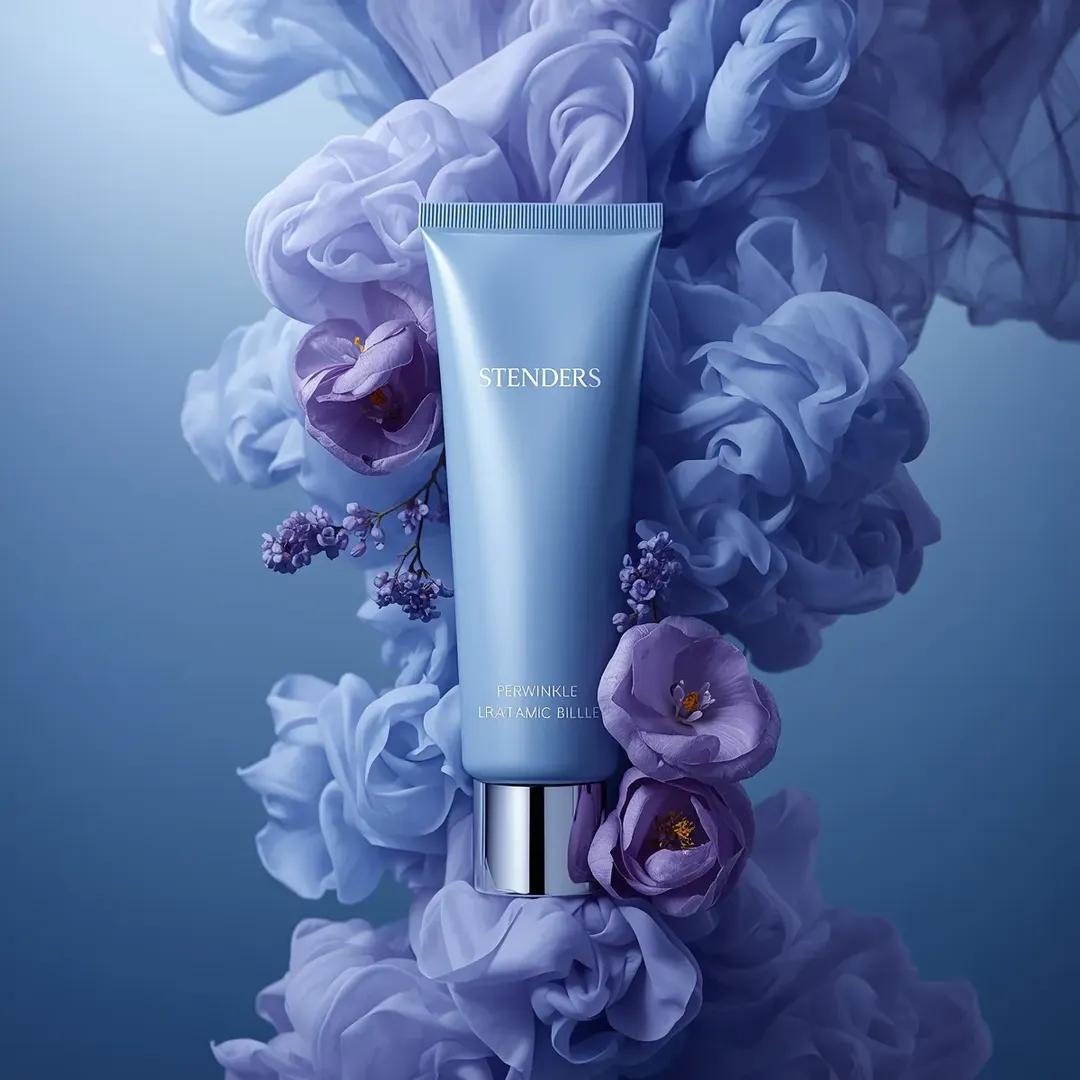 Blue-Violet Monochrome Cosmetic Shot (3)
