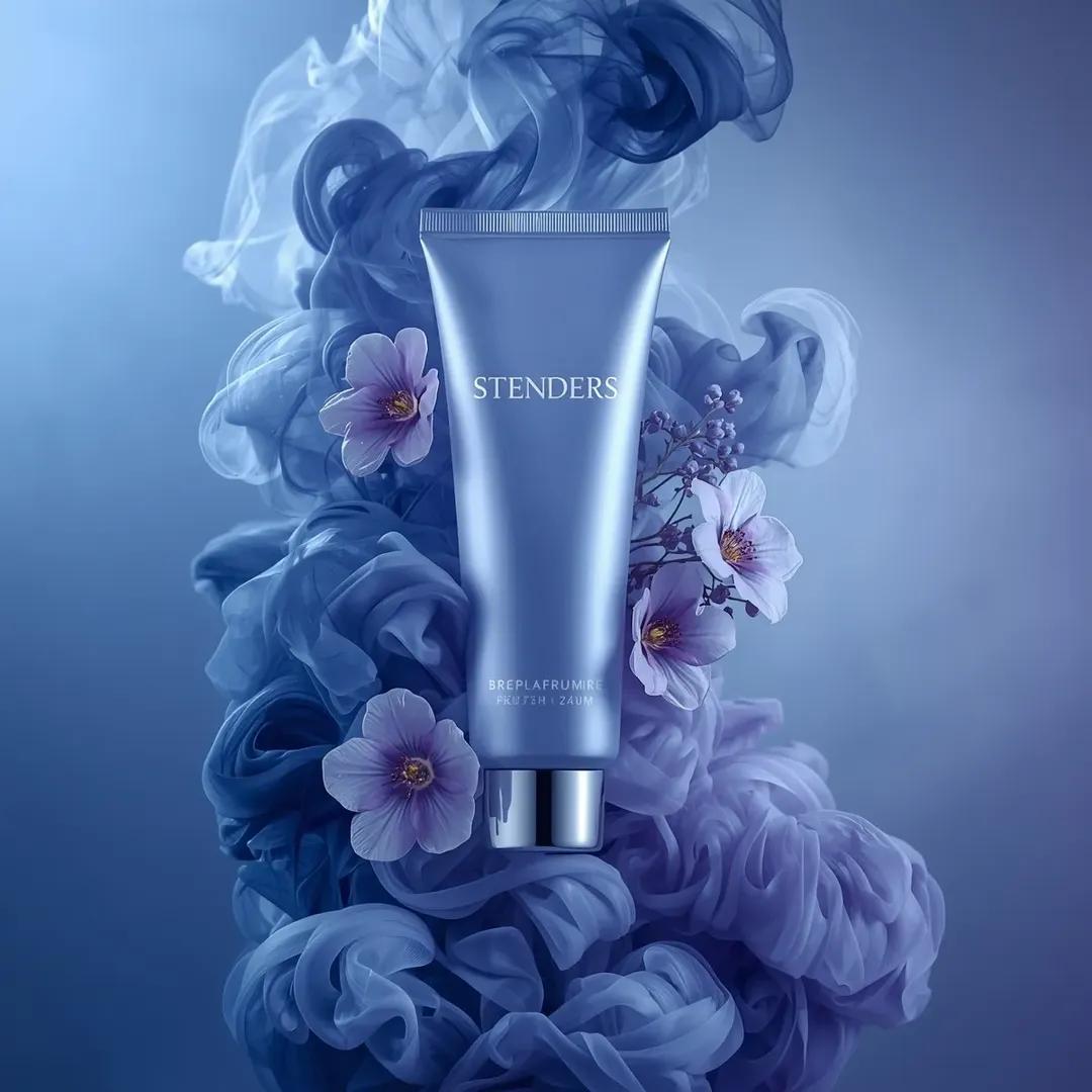 Blue-Violet Monochrome Cosmetic Shot (4)