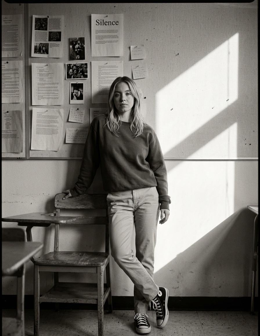 Black & White Classroom Chair Portrait (2)