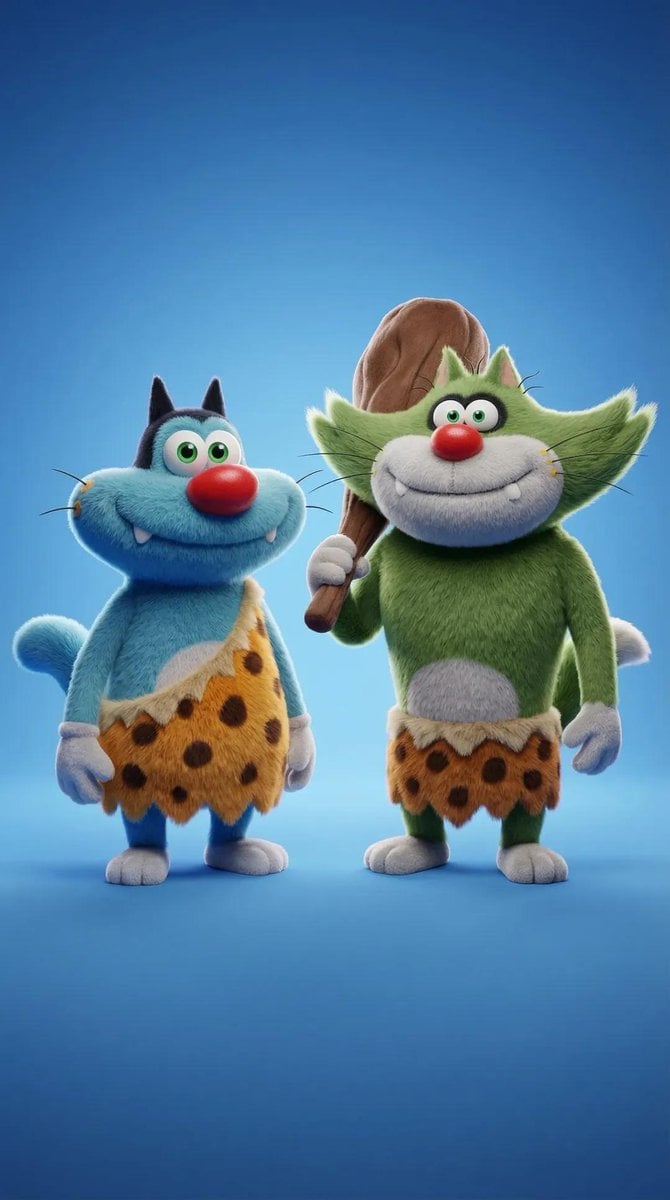 Plush Cartoon Character 3D Render (4)