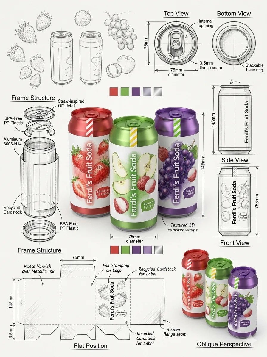 Packaging Industrial Design Sheet (4)