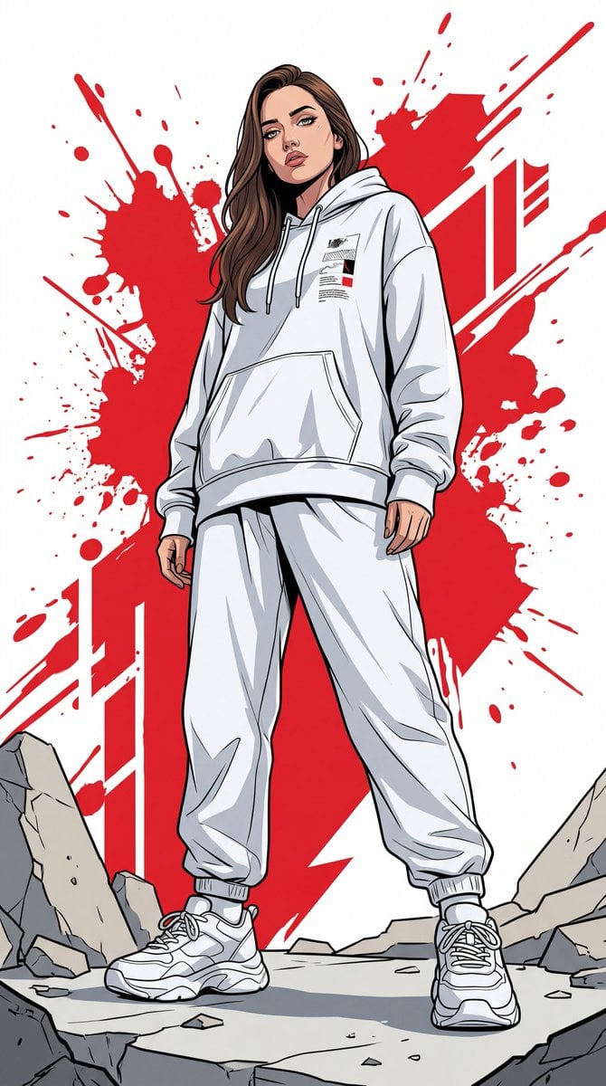 Dynamic Urban Full-Body Illustration (2)