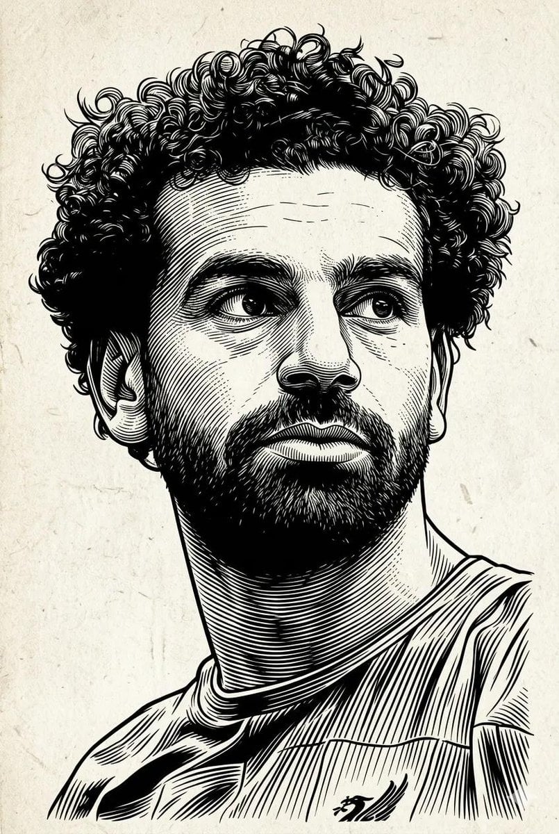 Woodcut Engraving Style Portrait (2)