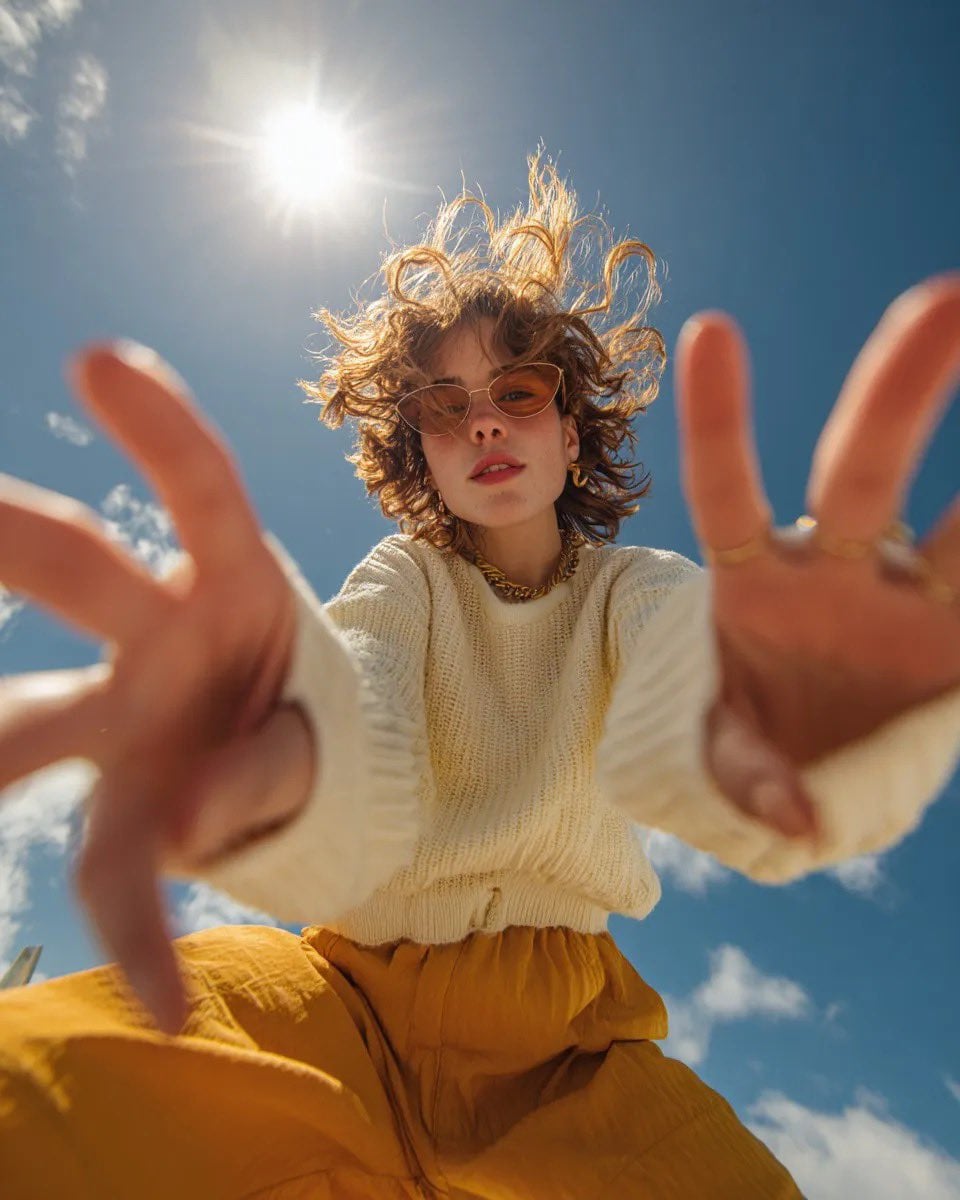 Ground-Level Wide-Angle Reaching Pose (2)