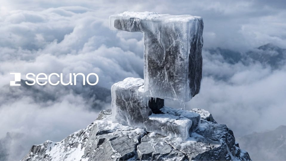 Logo as Frosted Stone Monument (2)