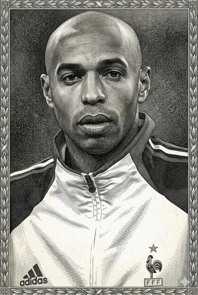 Dense Line-Art Engraving Portrait (3)