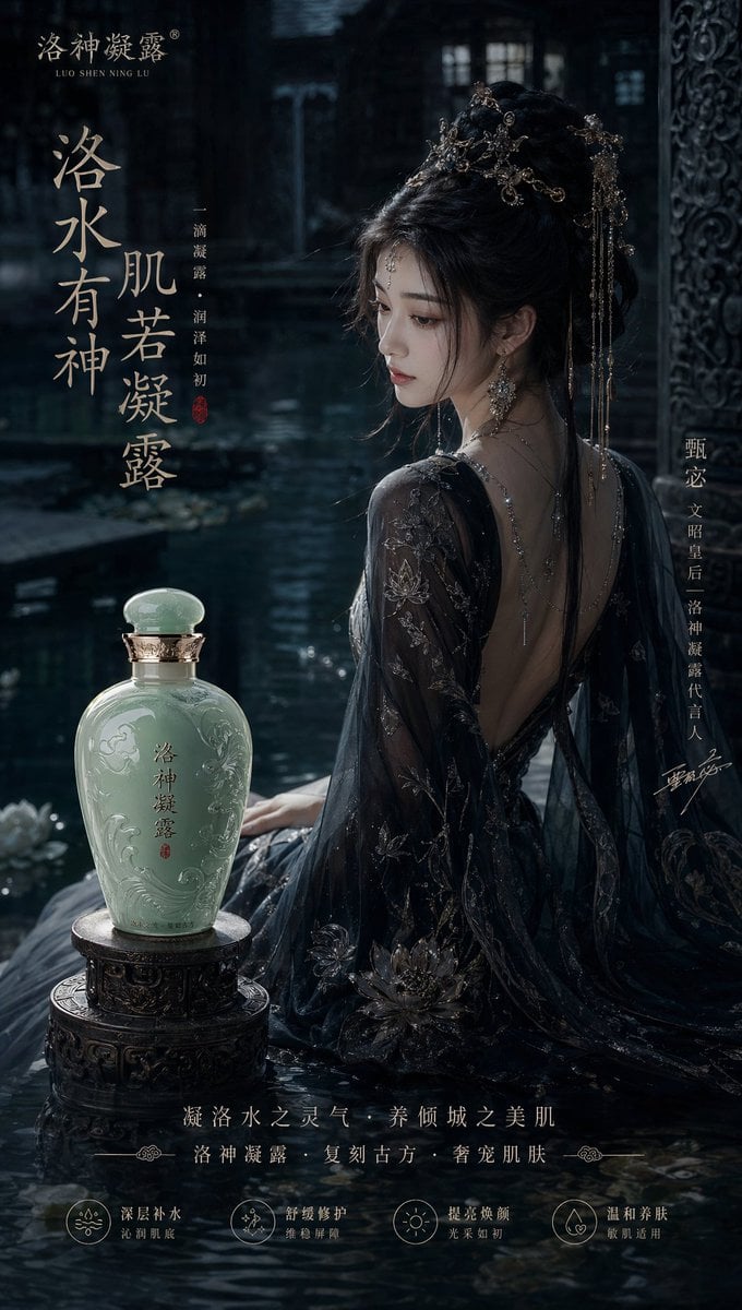 Ancient Chinese Palace Balm Ad Poster (2)