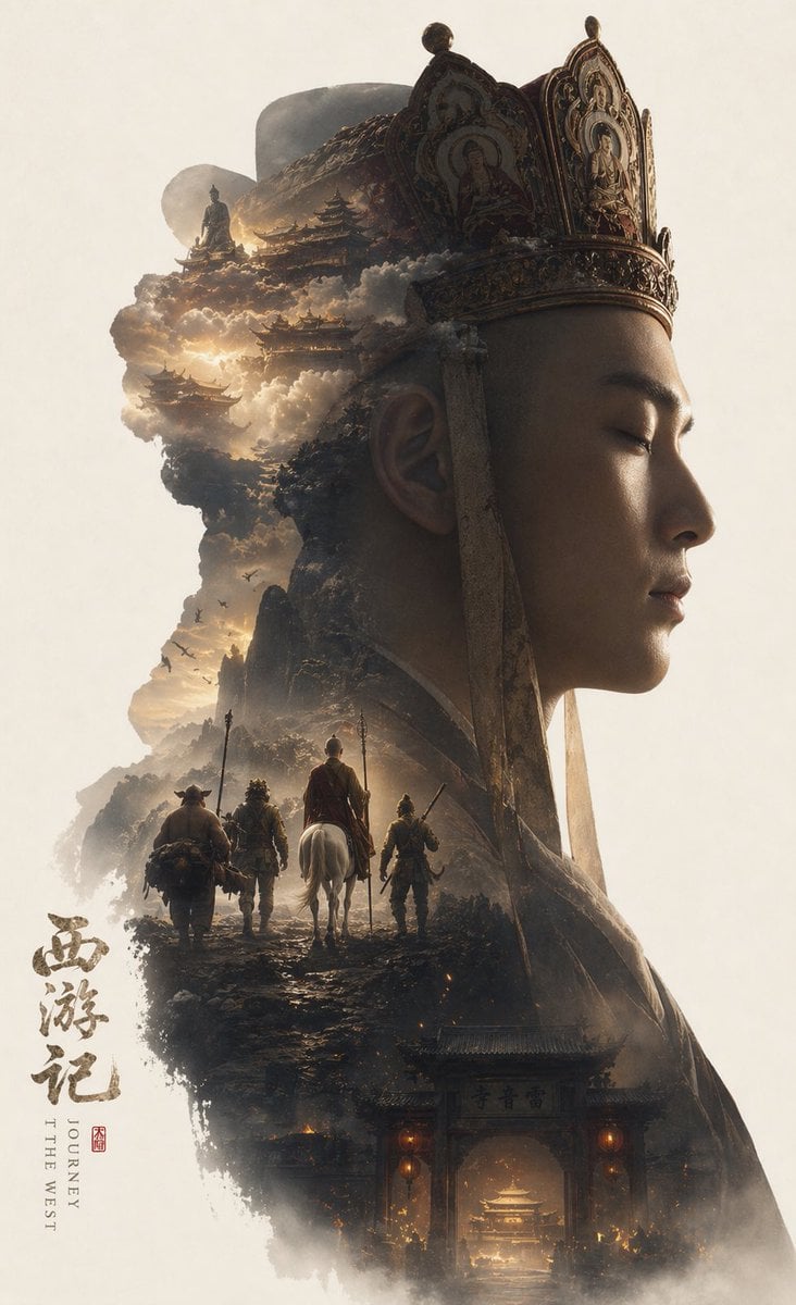 Literary Silhouette Epic Narrative Poster (2)