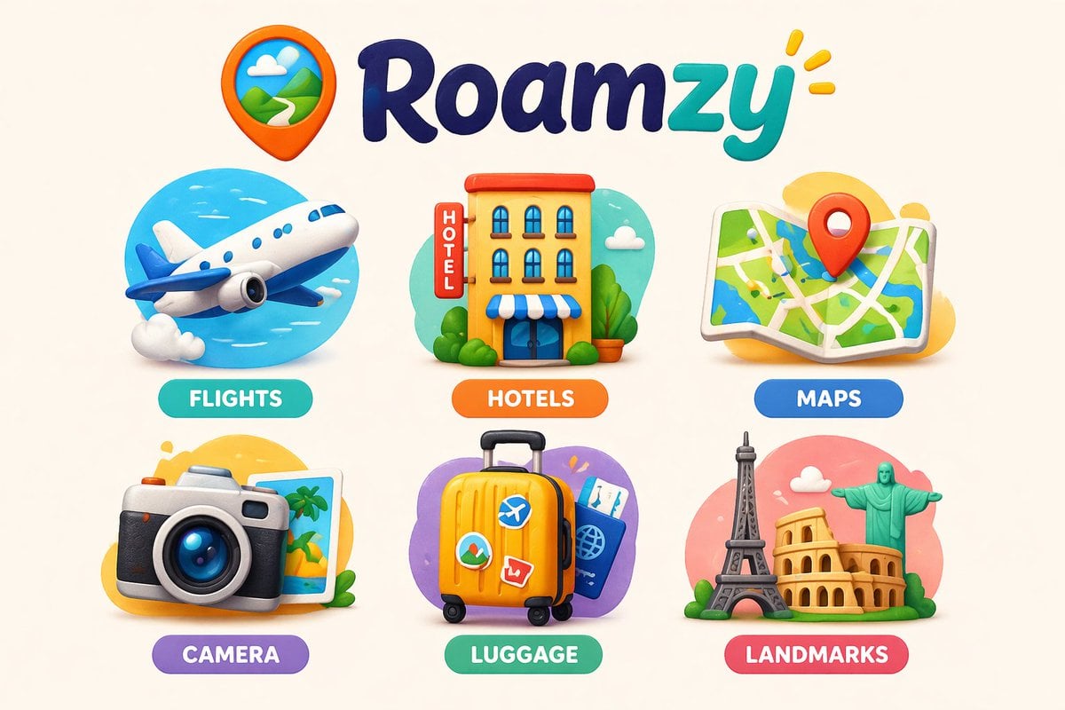 Playful Brand Icon Set Collection (3)